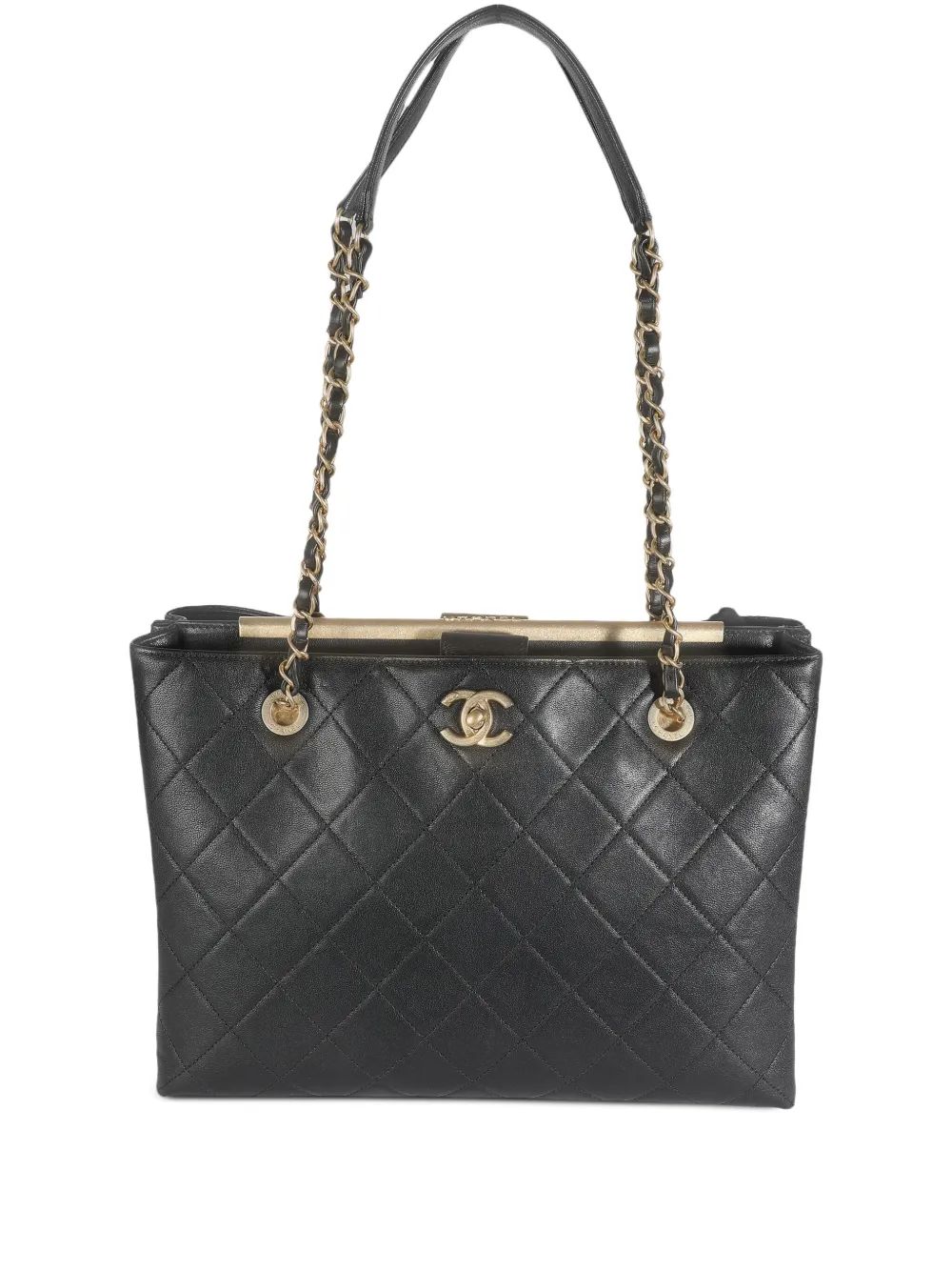 CHANEL Pre-Owned 2019 large Shopping tote bag | Black | Image 1
