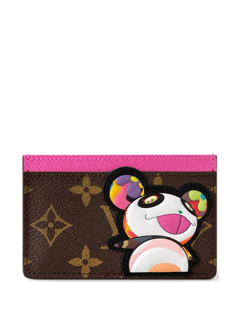 Louis Vuitton Pre-Owned Portafoglio in tela con monogramma Louis Vuitton x Takashi Murakami - Marrone