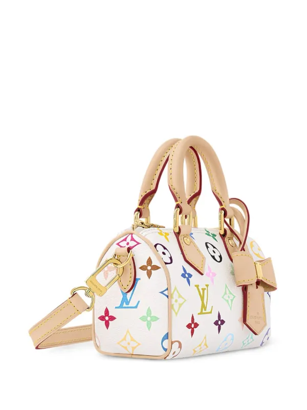 Louis Vuitton Pre-Owned x Takashi Murakami Speedy Tote Bag | White