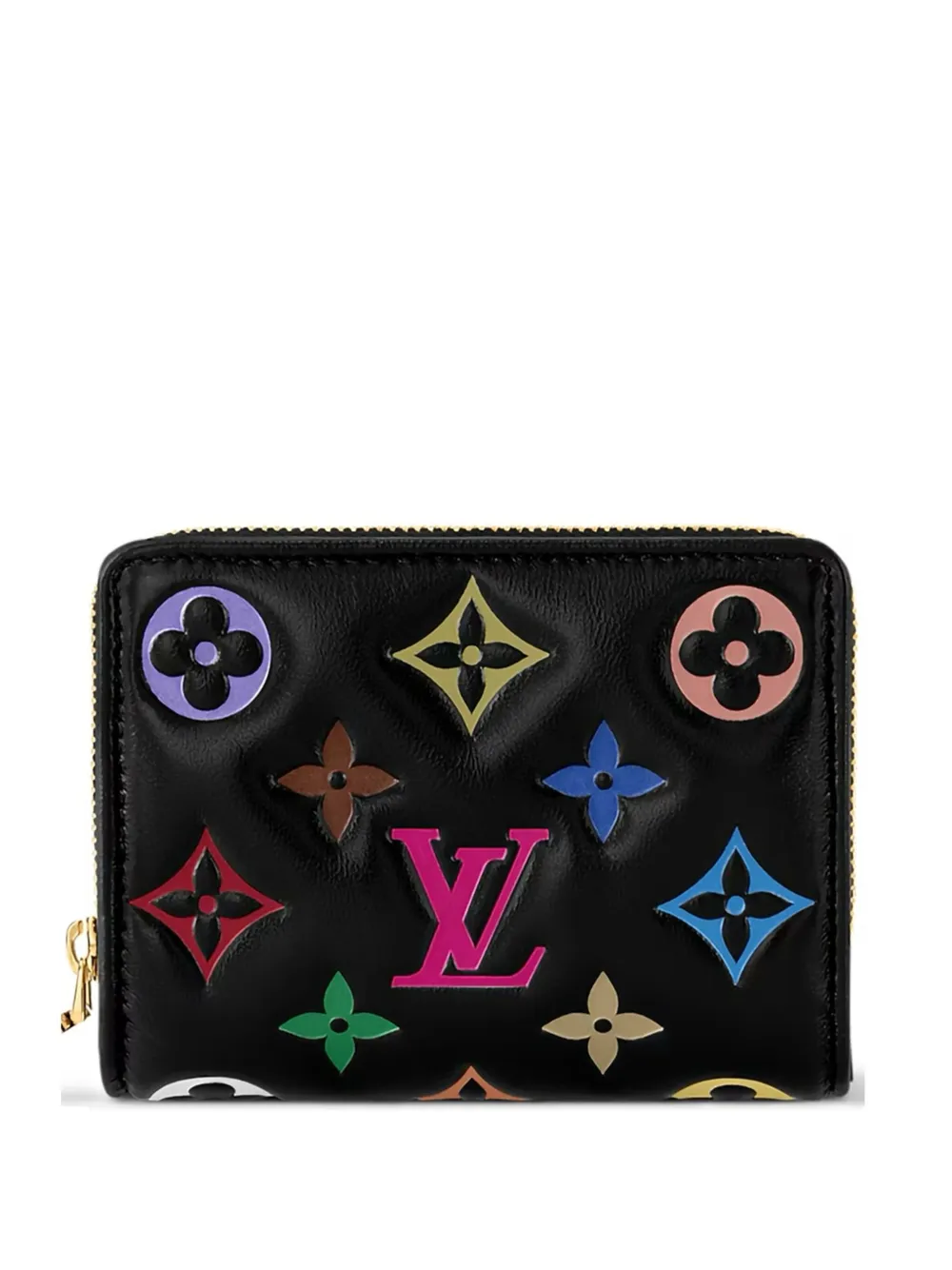 Louis Vuitton Pre-Owned Portafoglio in tela con monogramma Multicolor Louis Vuitton x Takashi Murakami - Nero