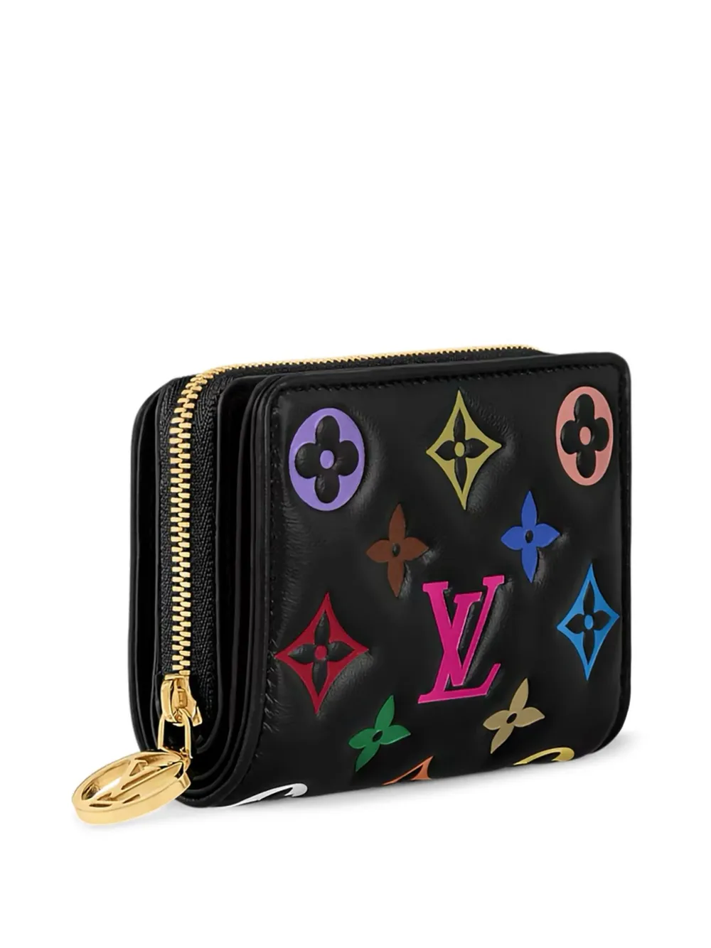 Louis Vuitton Pre-Owned x Takashi Murakami Monogram meerkleurige canvas portemonnee - Zwart