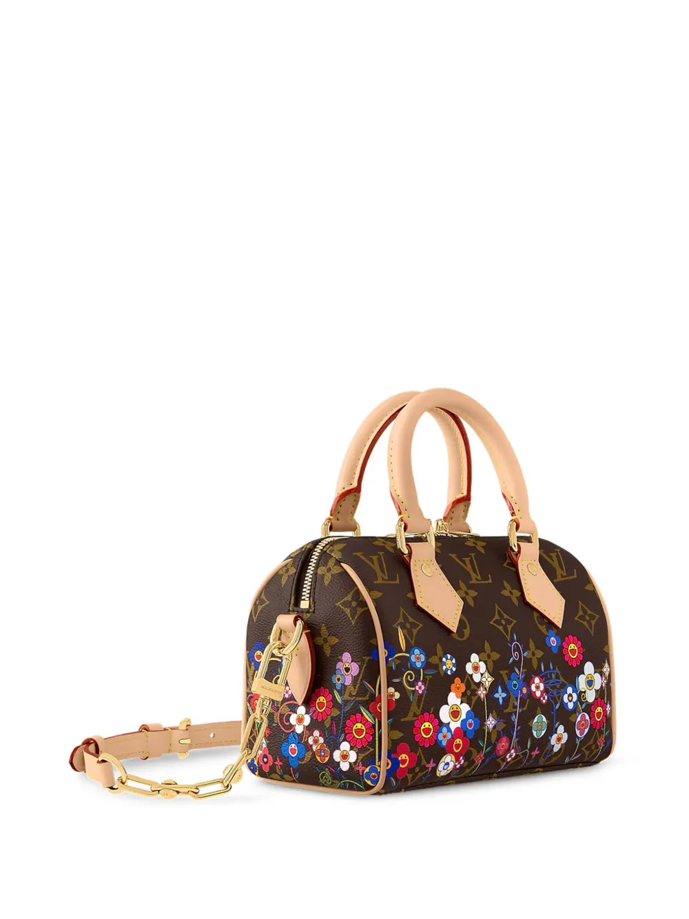 Louis Vuitton Pre-Owned x Takashi Murakami Speedy Bandouliere 20 shopper - Bruin