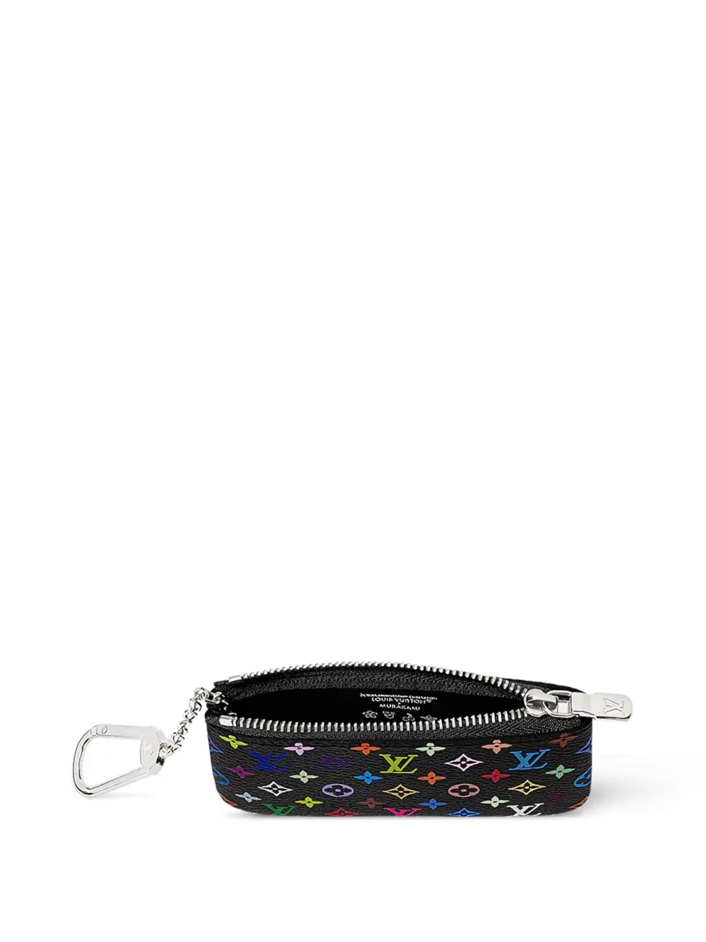 Pre-owned Louis Vuitton X Takashi Murakami Monogram Multicolour-canvas Wallet In Black