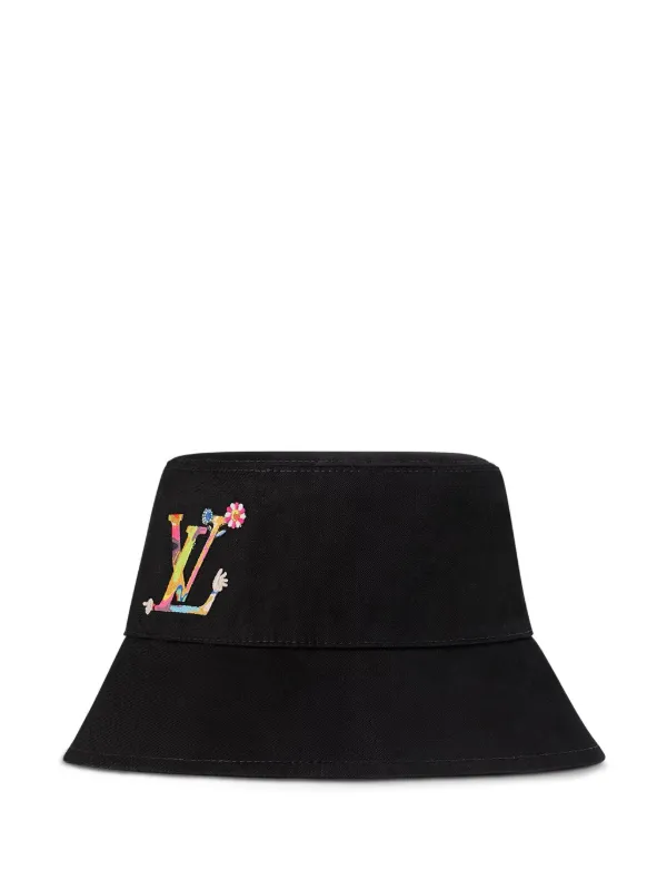 Louis Vuitton Pre-Owned x TM Reversible Bucket Hat Black