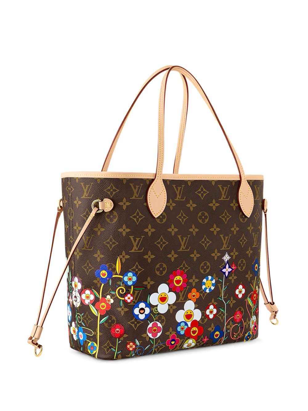 Louis Vuitton Pre-Owned x TM Neverfull tas - Bruin