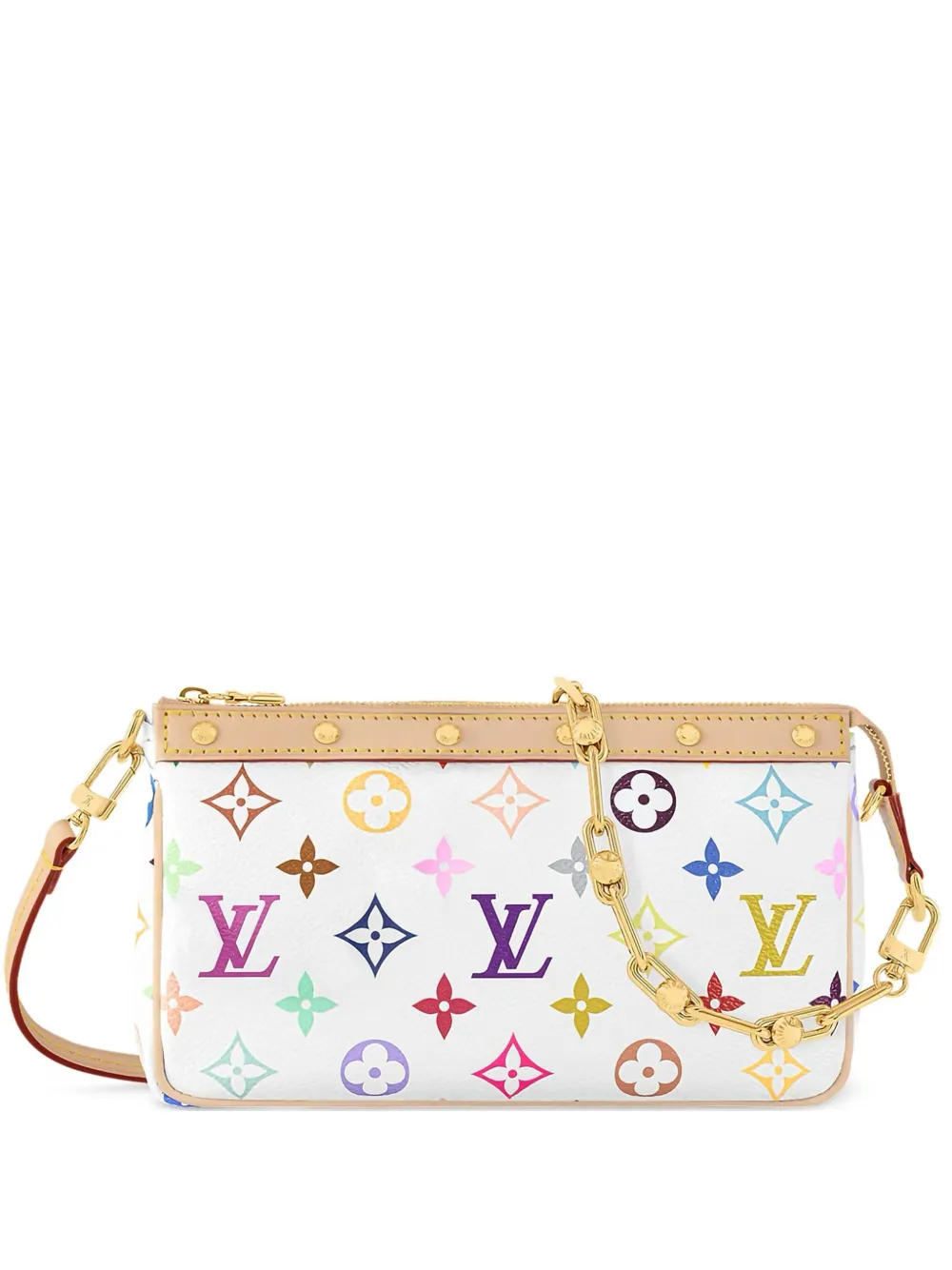 Louis Vuitton Pre-Owned x TM Pochette tas Wit