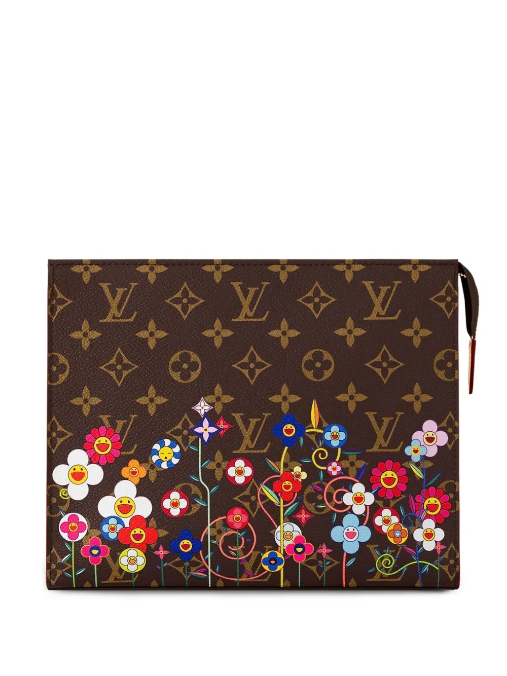 Louis Vuitton Pre-Owned x TM コスメポーチ - ブラウン Louis Vuitton Pre-Owned x TM コスメポーチ - ブラウン