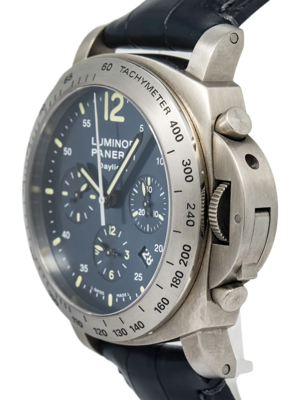 Panerai Pre-owned Luminor 44 mm horloge - Blauw