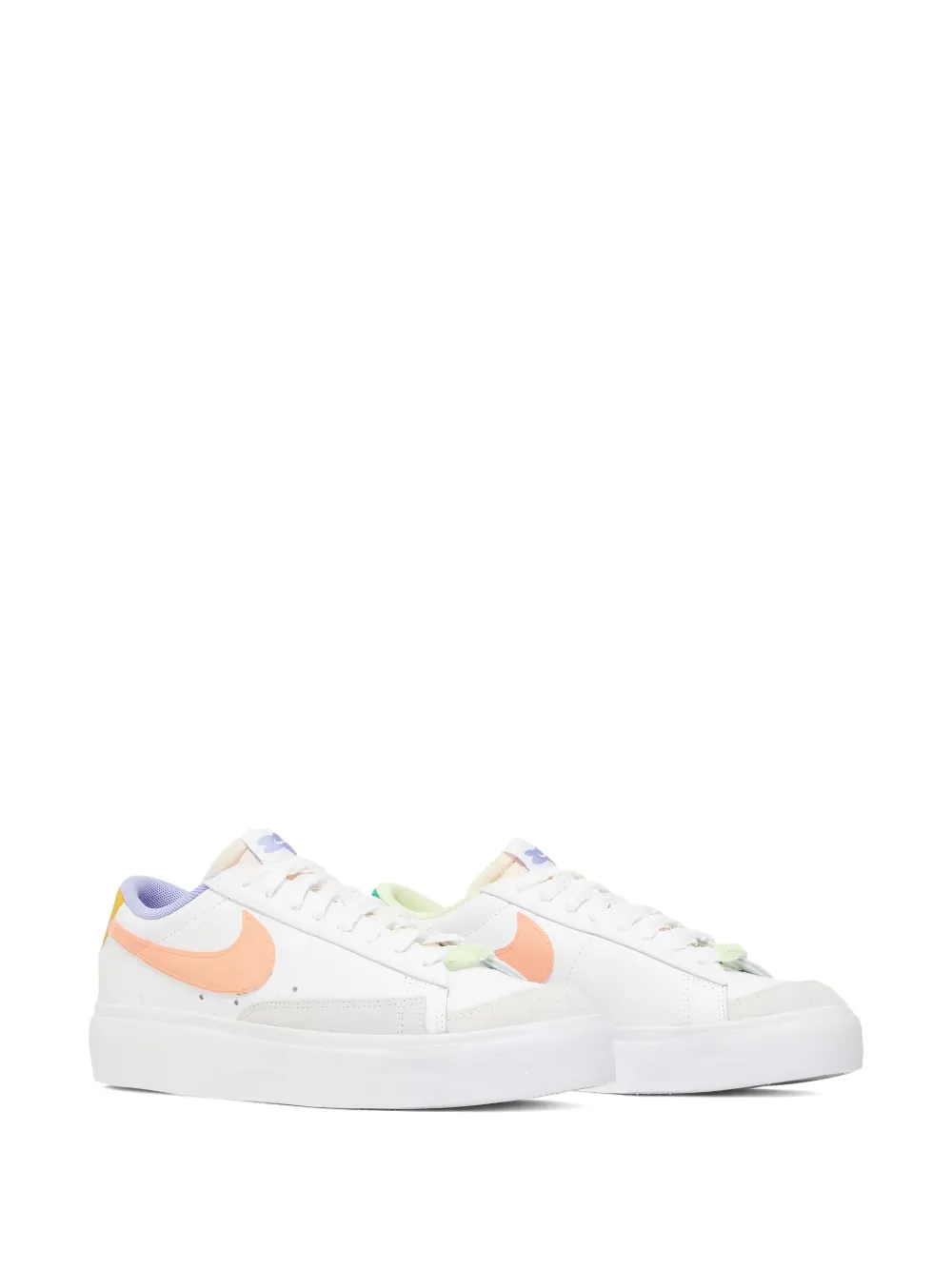 Nike Blazer Low Platform "Peach Cream Light Thistle" sneakers Wit