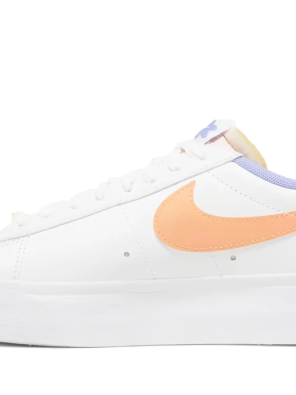 Nike Blazer Low Platform "Peach Cream Light Thistle" sneakers Wit