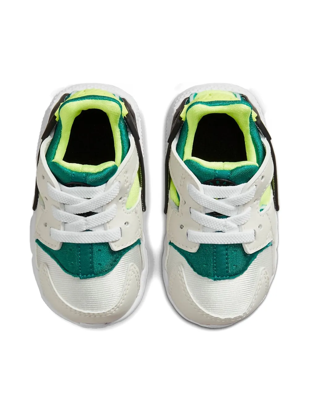 Nike Kids Huarache Run "Bright Spruce Volt" sneakers Wit
