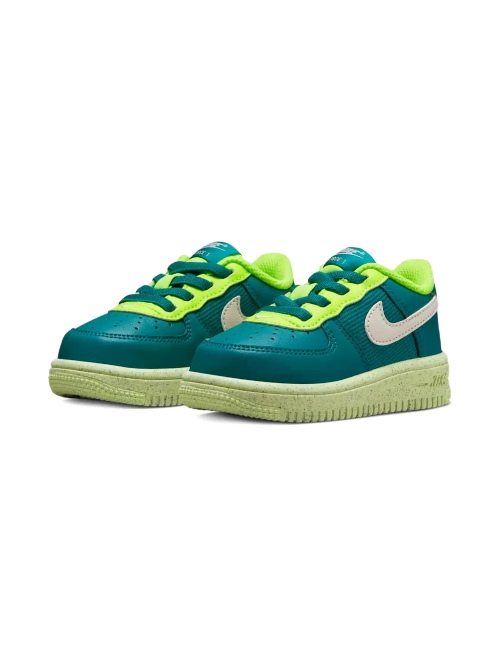 Nike Kids Air Force 1 Crater Next Nature "Bright Spruce Volt" Green