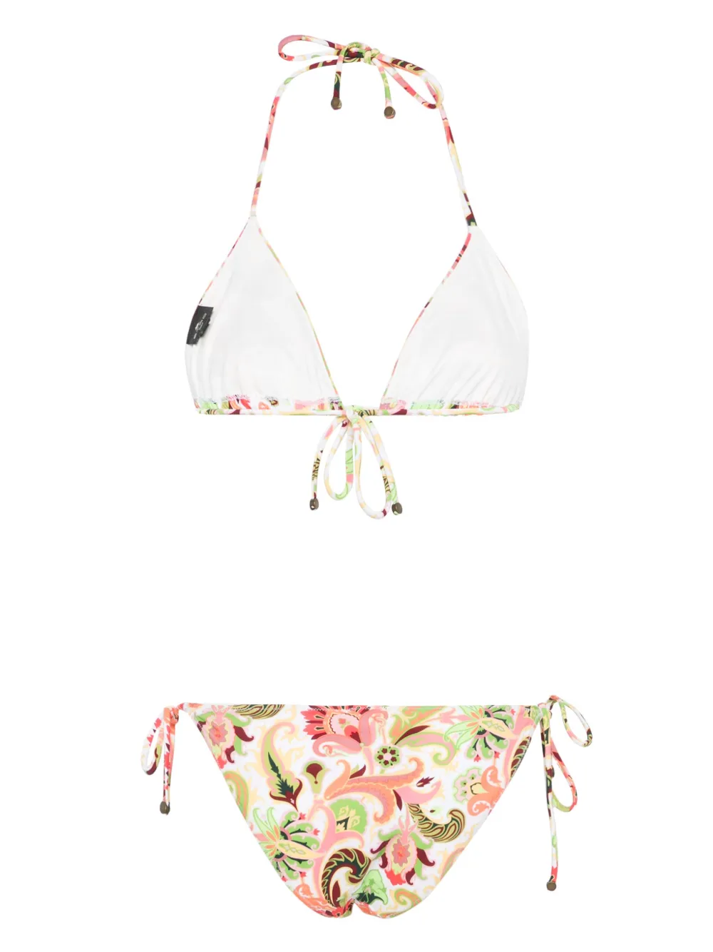 ETRO Bikini met paisley-print - Wit