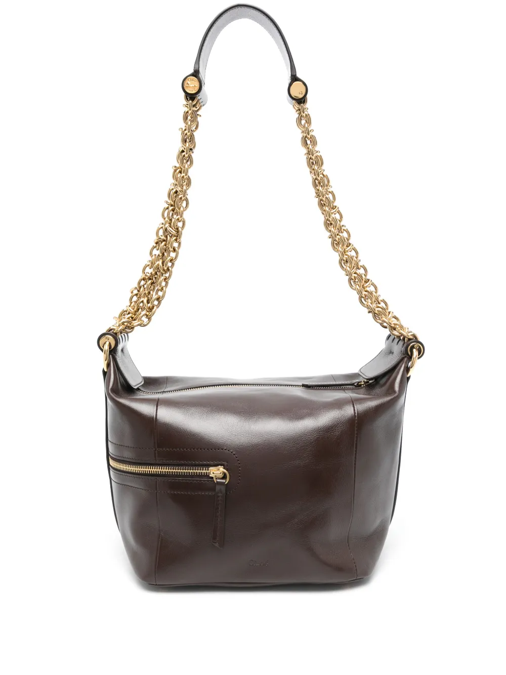 Chloé Borsa a spalla Camera Chain - Marrone