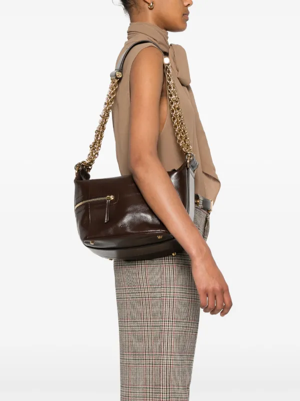 Chloé Camera Chain Shoulder Bag | Brown | FARFETCH