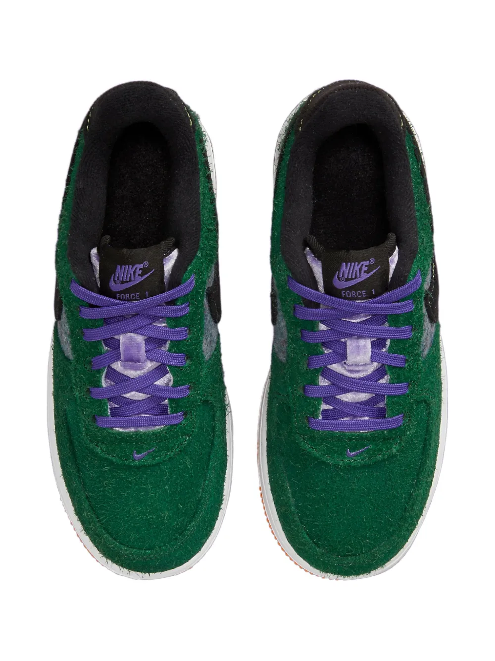 Nike Kids Air Force 1 LV8 "Halloween Spooktacular" sneakers Green