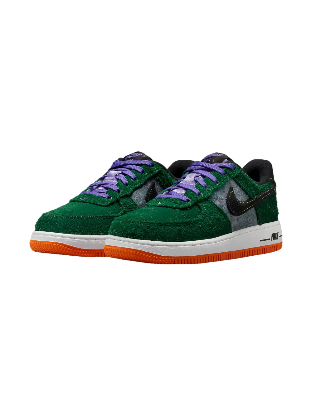 Nike Kids Air Force 1 LV8 "Halloween Spooktacular" sneakers Green