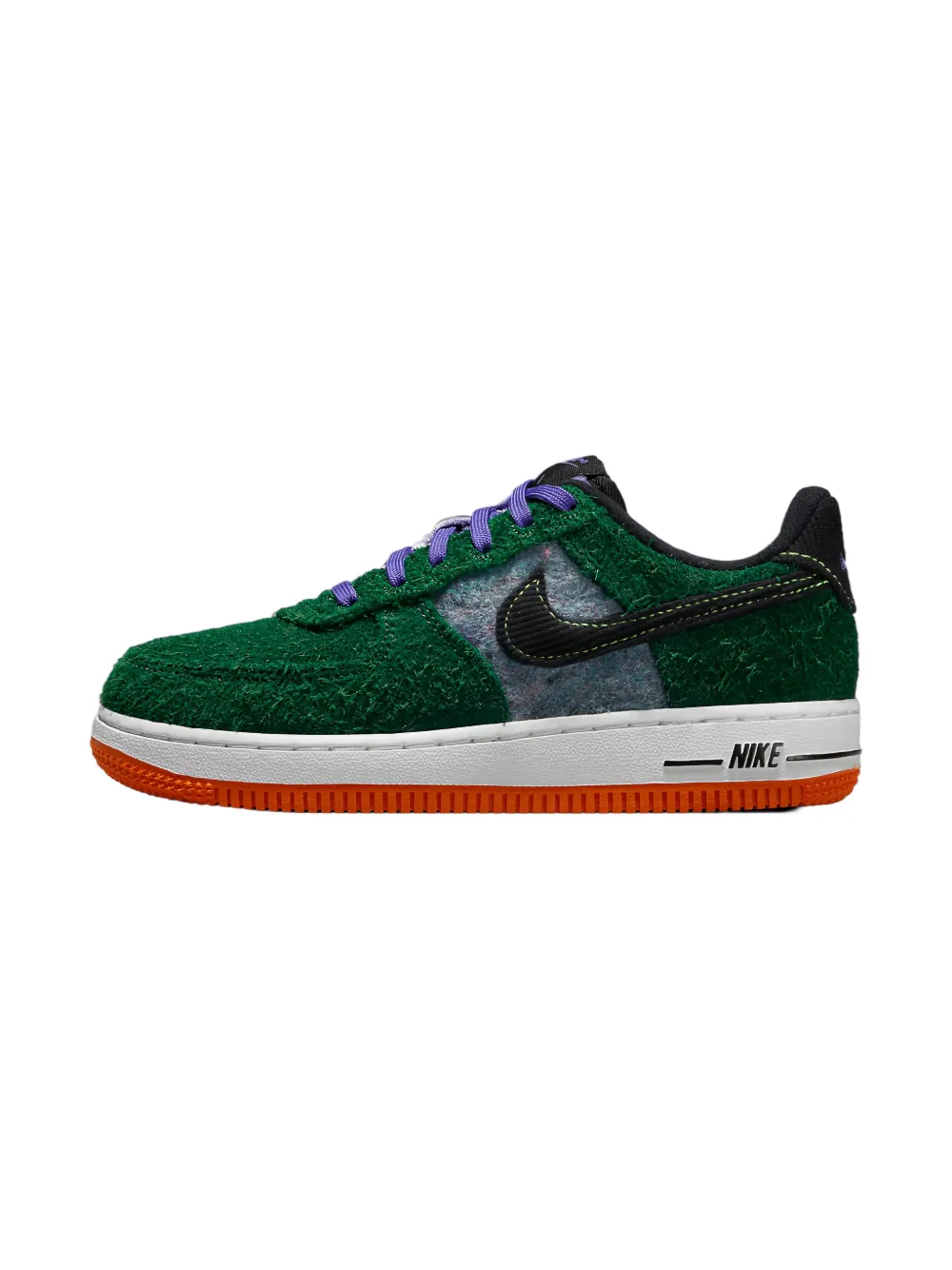 Nike Kids Air Force 1 LV8 "Halloween Spooktacular" sneakers Green