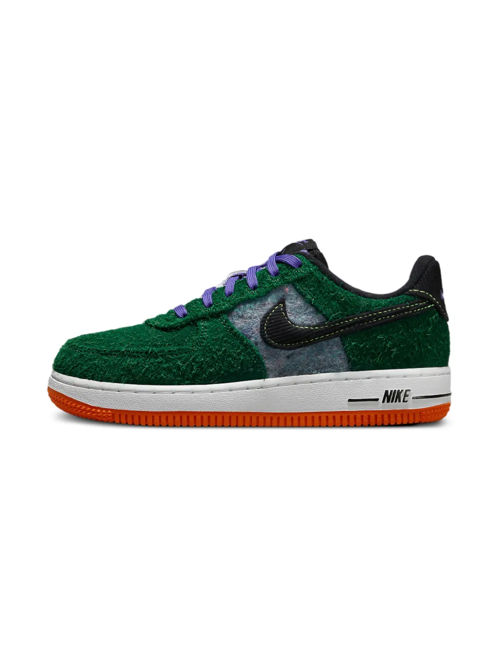 Nike Kids Air Force 1 LV8 "Halloween Spooktacular" sneakers Green