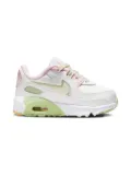 Nike Kids Air Max 90 ""White/Pink/Green"" sneakers