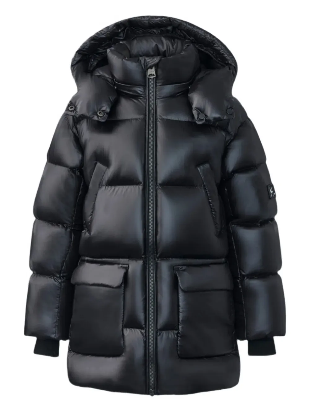 MACKAGE KIDS hooded puffer jacket | Black | Image 1