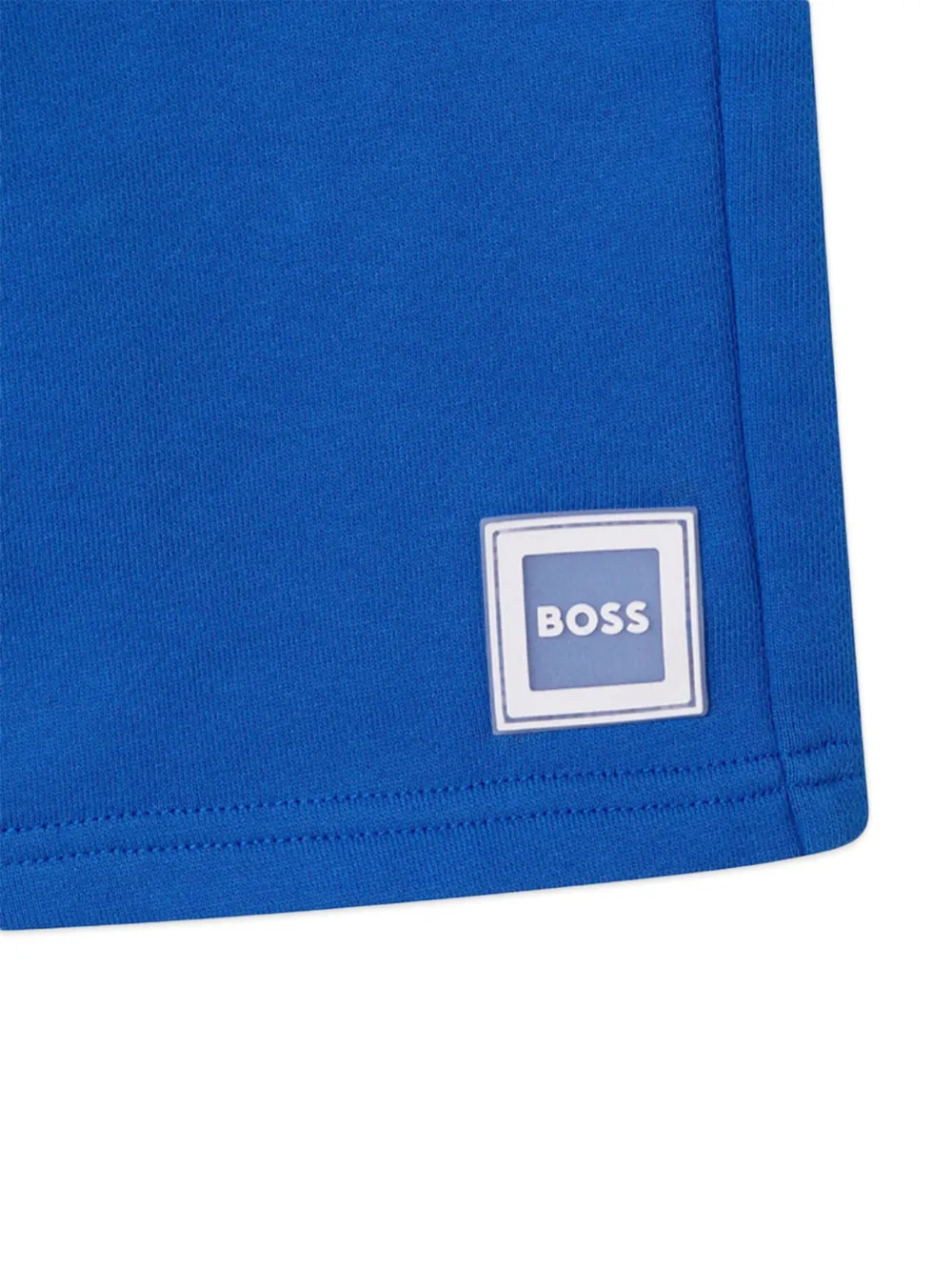 HUGO KIDS Bermuda "Blue" trainingsshorts Blauw