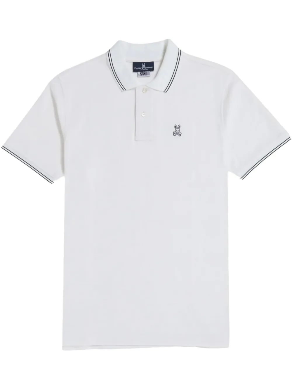 Psycho Bunny playera tipo polo Logan | blanco | Image 1