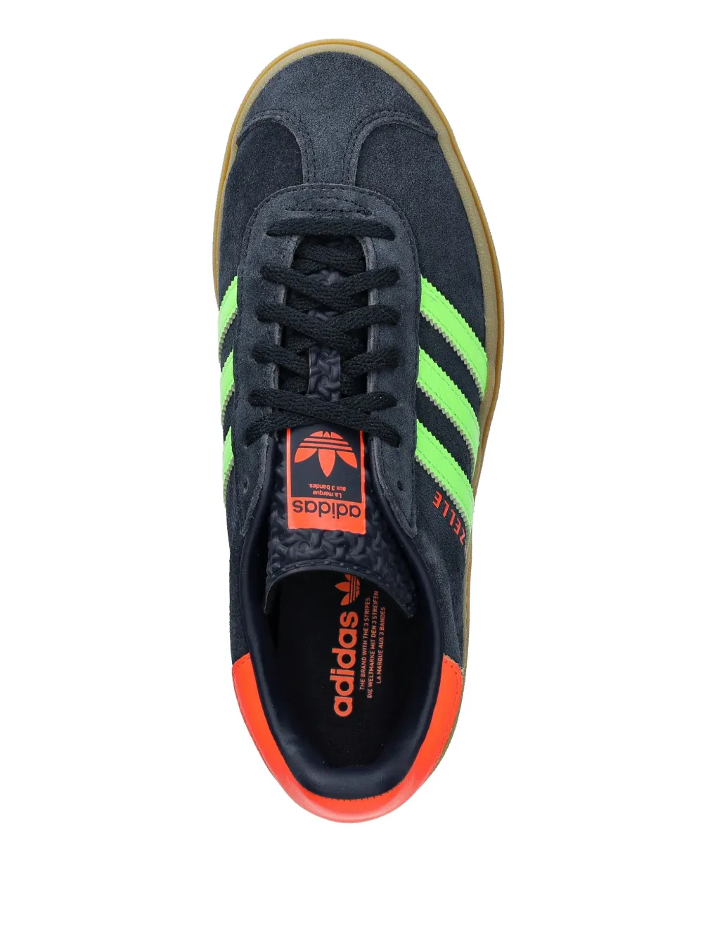 adidas Gazelle Bold WMNS "Aurora Ink Solar Orange" Aurora Ink Solar Orange Gum