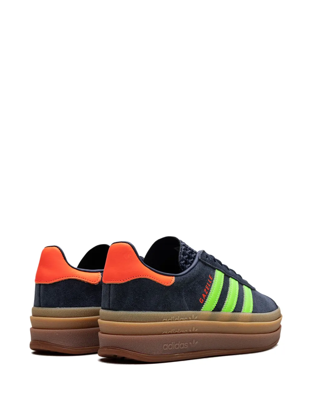 adidas Gazelle Bold "Aurora Ink Solar Orange Gum" sneakers Blue