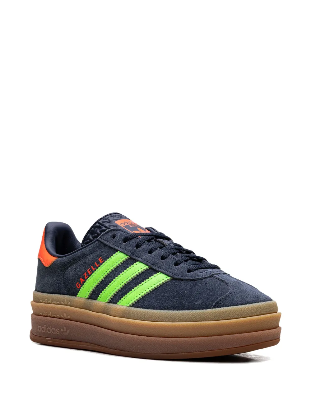 adidas Gazelle Bold "Aurora Ink Solar Orange Gum" sneakers Blue