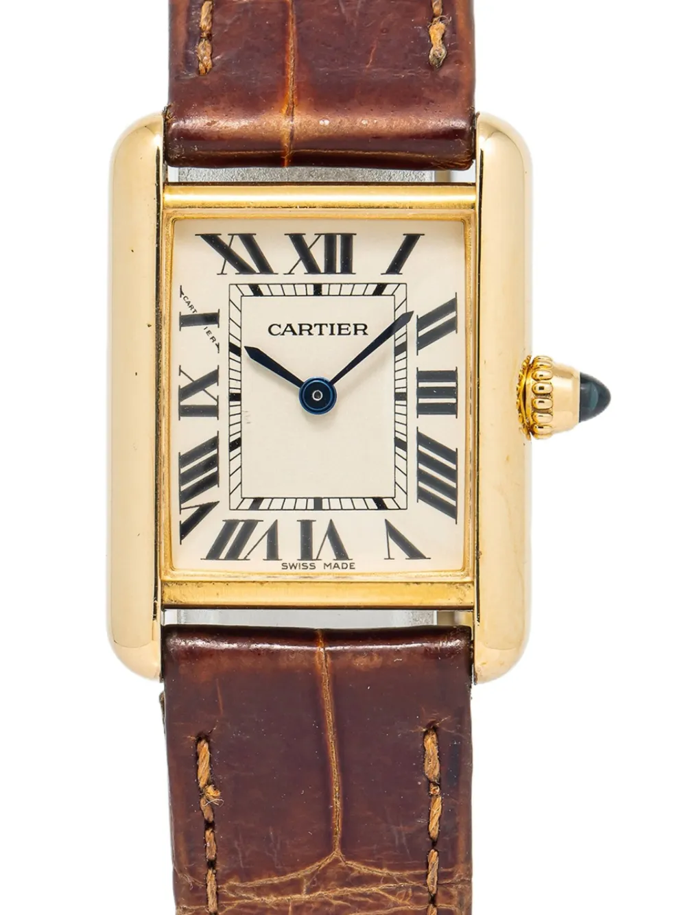 Pre-owned Cartier Tank Louis 22mm In Neutrals