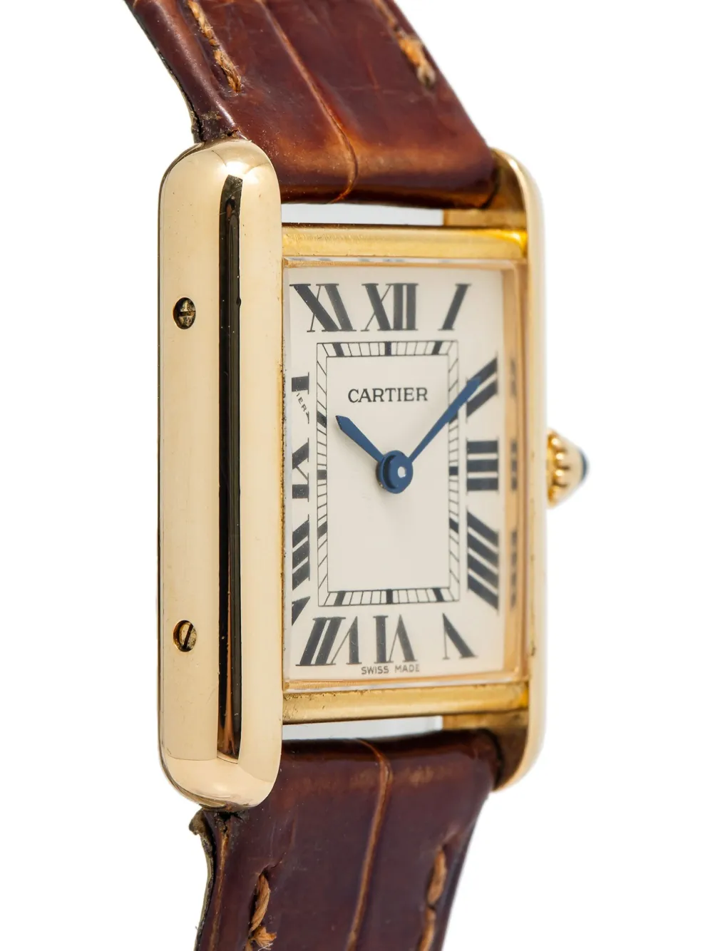 Pre-owned Cartier Tank Louis 22mm In Neutrals