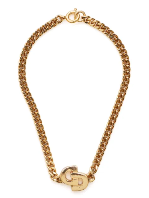 Christian Dior Pre-Owned 2000s CD chain bracelet