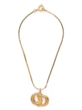 Christian Dior Pre-Owned 2000s CD chain bracelet - Gold