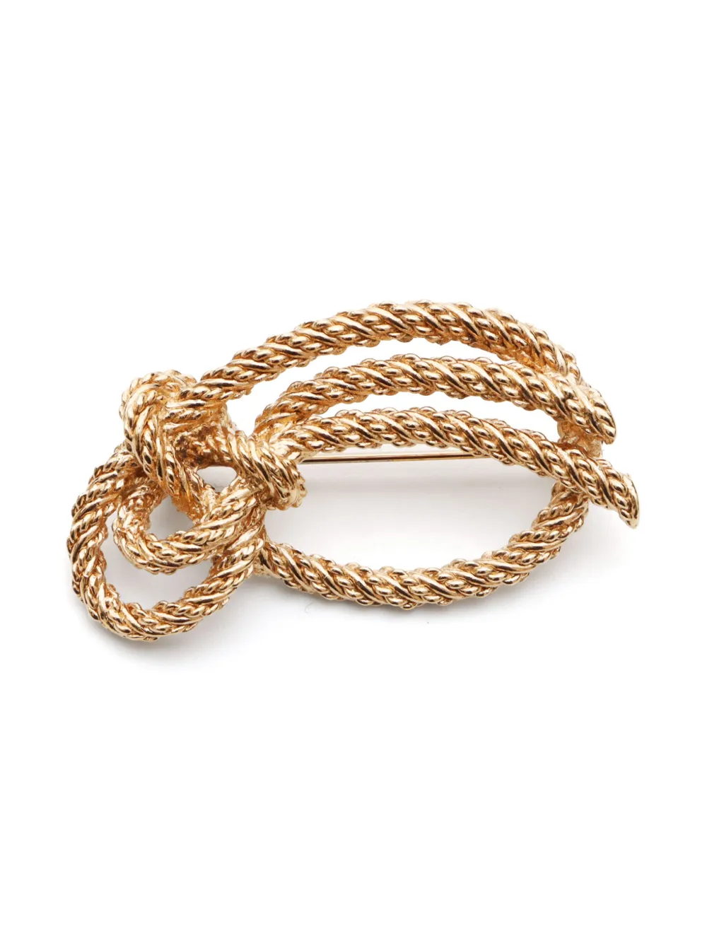 2000s twisted-rope brooch