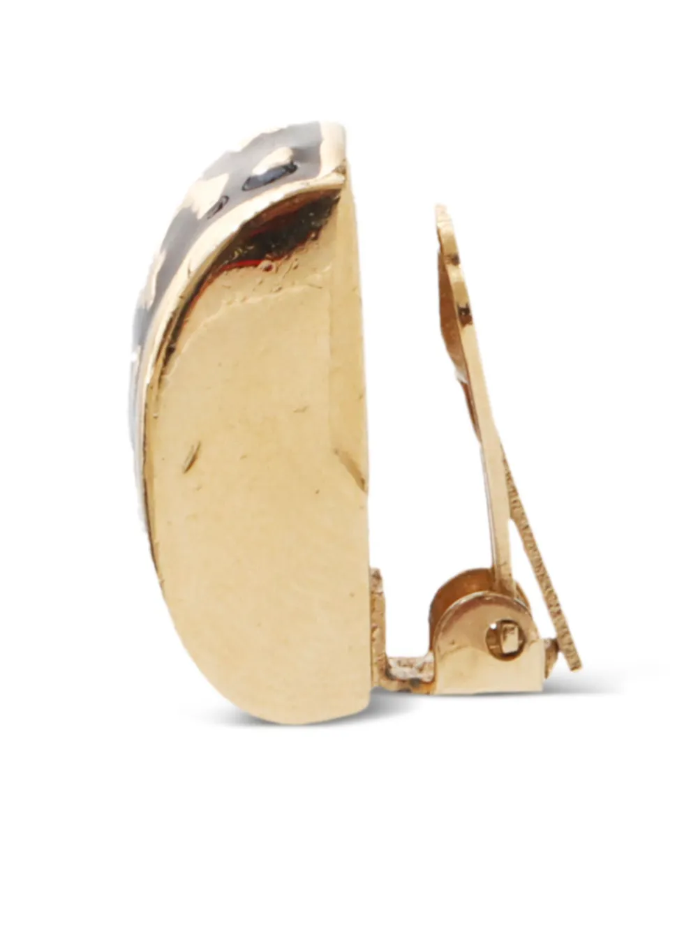 Christian Dior Pre-Owned aretes de clip esmaltados 2000 | Image 2