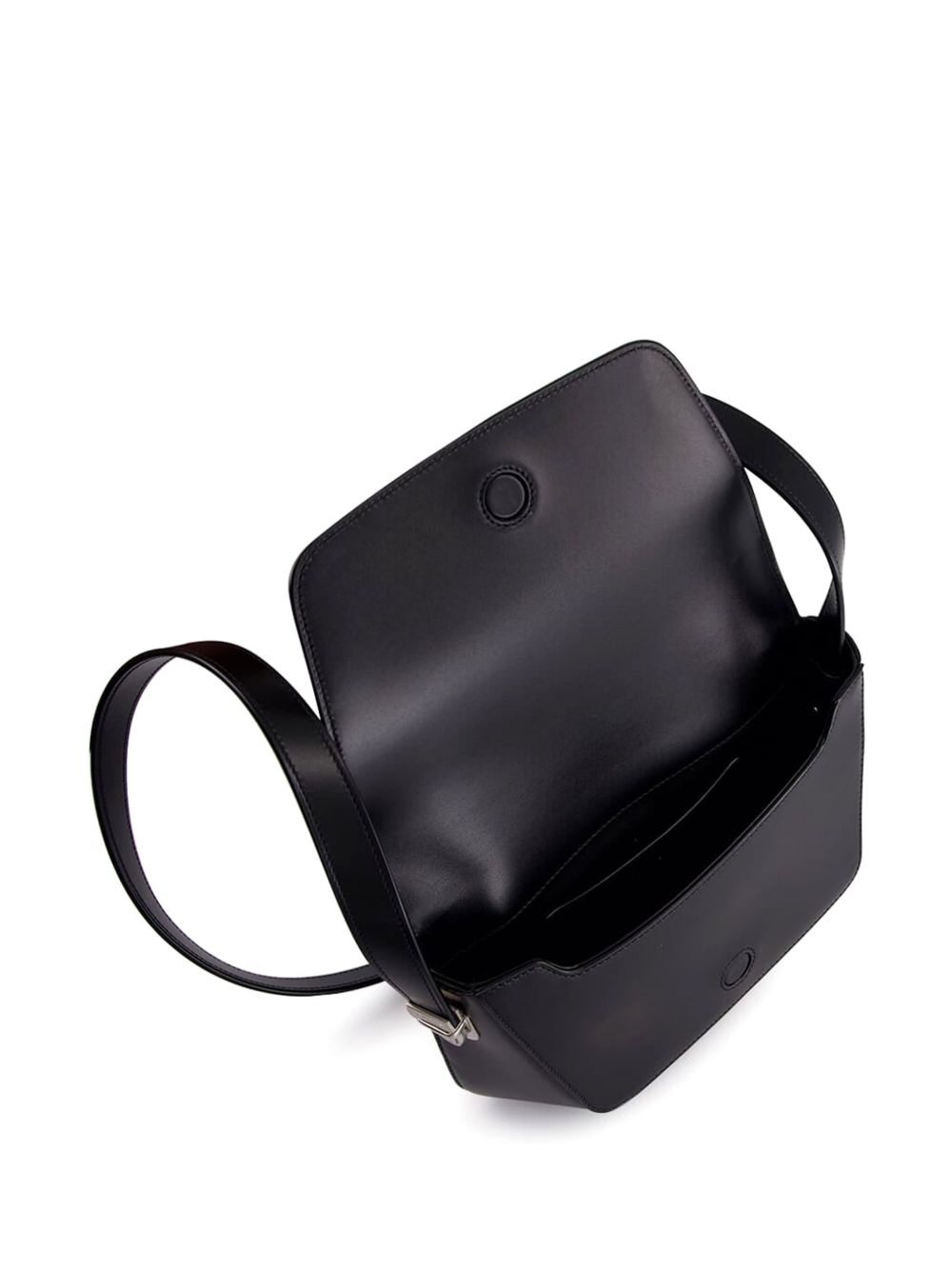 Saint Laurent Black Small leren crossbodytas Zwart