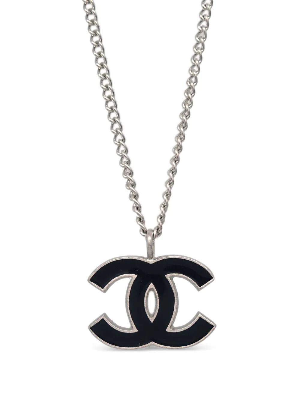 CHANEL Pre-Owned 2006 schakelhalsketting - Zilver