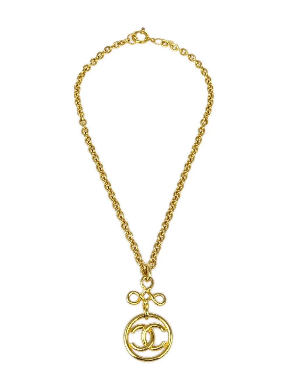 CHANEL Pre-Owned 1993 Medallion necklace | Gold | Image 1