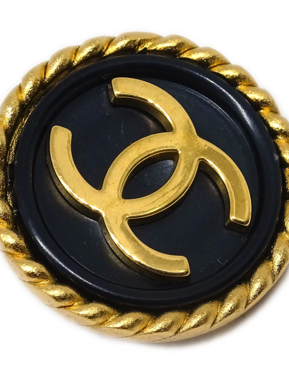 CHANEL Pre-Owned 1995 CC oorclips met logo - Goud