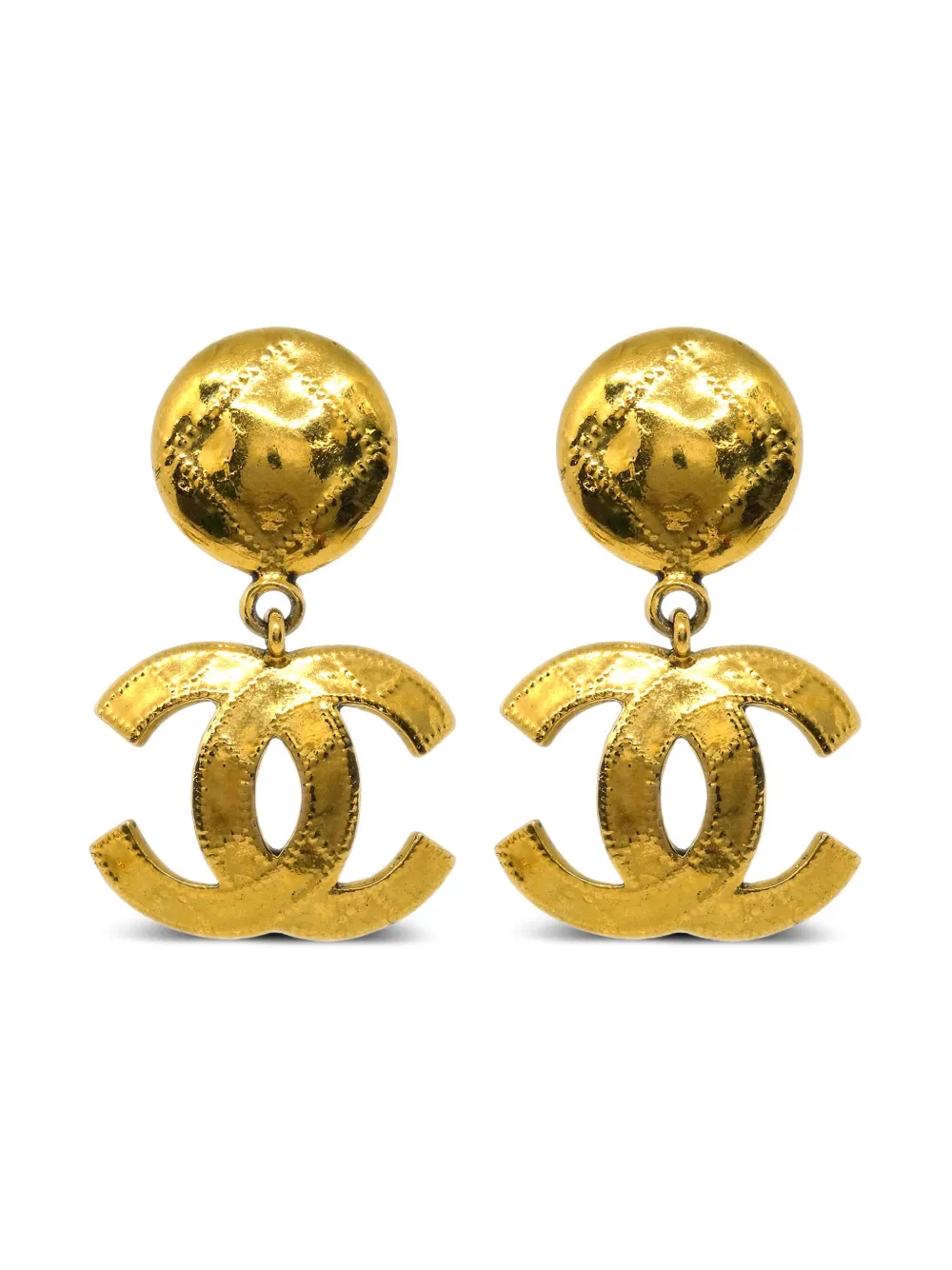CHANEL Pre-Owned 1994 イヤリング - ゴールドトーン CHANEL Pre-Owned 1994 イヤリング - ゴールドトーン