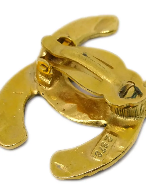 CHANEL Pre-Owned 1990-2000s ココマーク ピアス | ゴールドトーン 