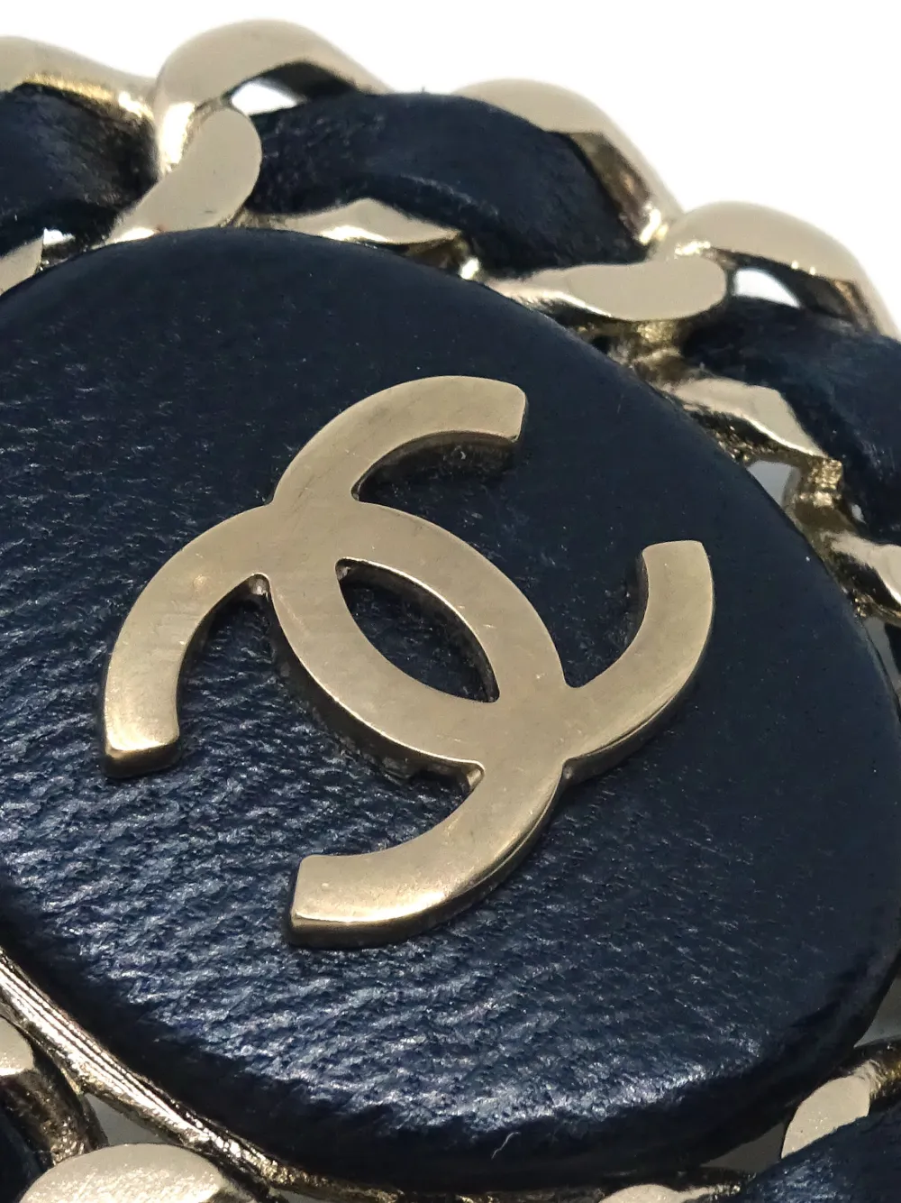 CHANEL Pre-Owned 2016 CC-chain brooch - Goud