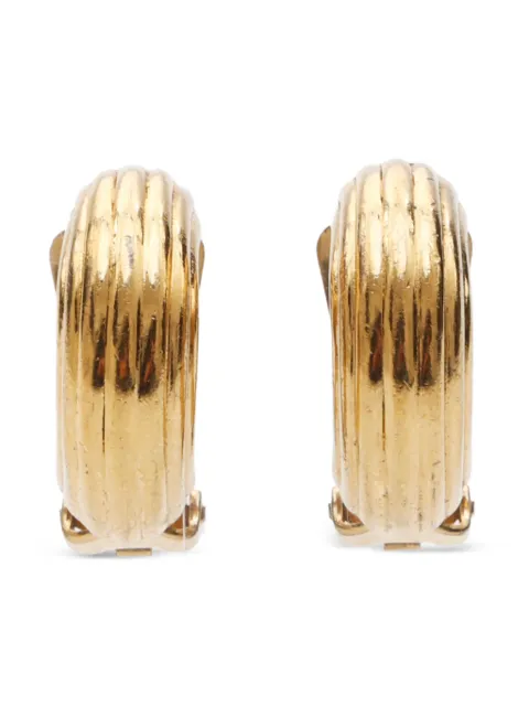 Christian Dior Pre-Owned 1990s half-hoop clip-on earrings
