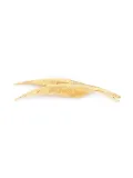 Christian Dior Pre-Owned 1990s-2000s Feather brooch - Gold