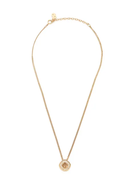 Christian Dior Pre-Owned 1990s-2000s CD-pendant necklace