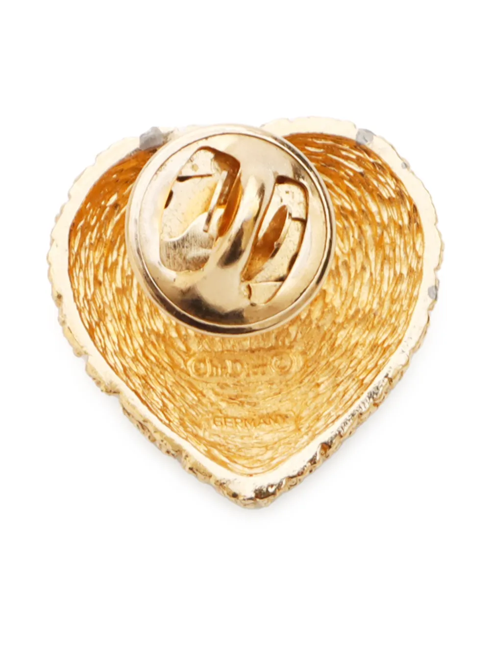 Christian Dior Pre-Owned 2000s broche met logo - Goud