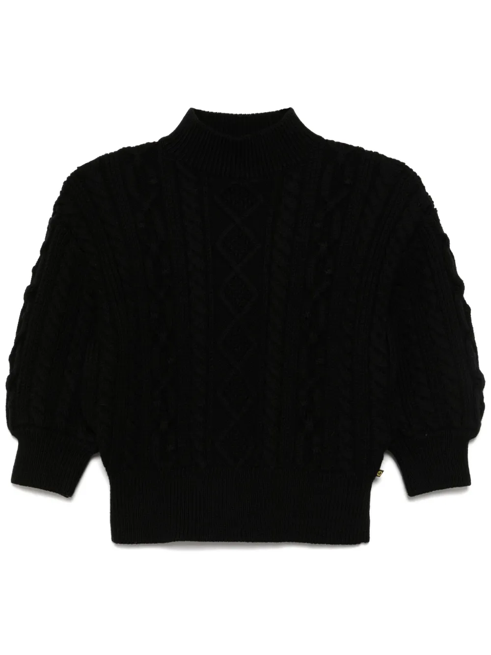 cable-knit jumper