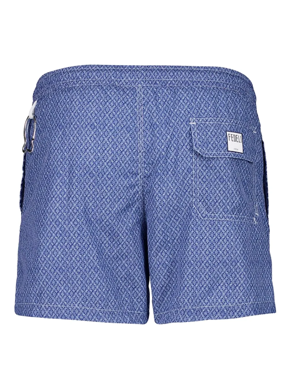 Fedeli diamond weave swim shorts Blauw