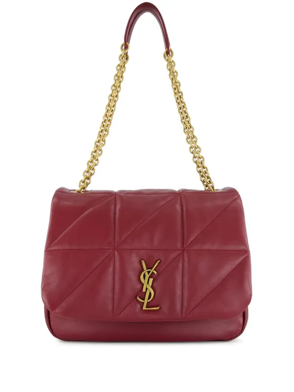 Saint Laurent Medium Jamie Shoulder Bag in Red